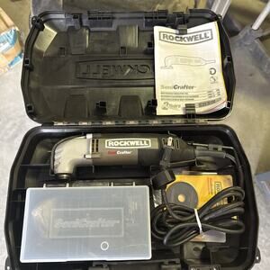 Rockwell Sonicrafter F80 RK5105k Oscillating Tool with Blades in Case